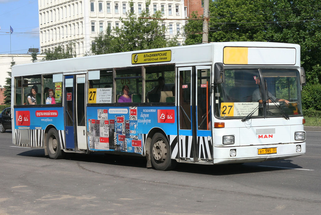 Владимирская область, MAN 791 SL202 № ВТ 595 33