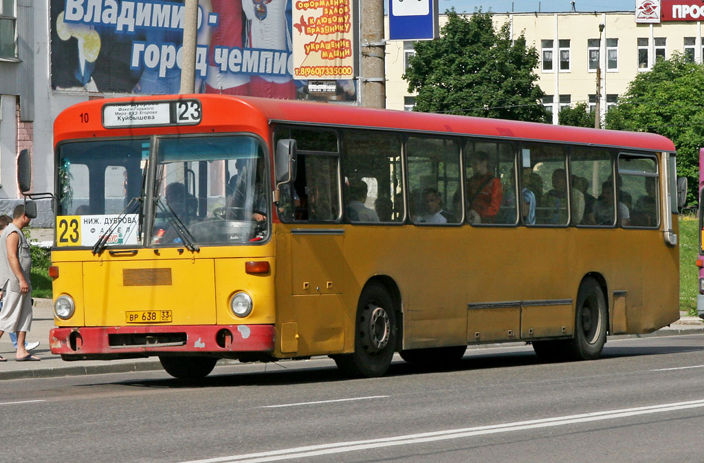 Владимирская область, MAN 192 SL200 № ВР 638 33