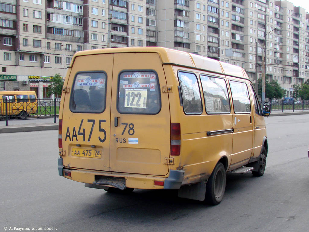 Санкт-Петербург, ГАЗ-322131 (X78) № АА 475 78