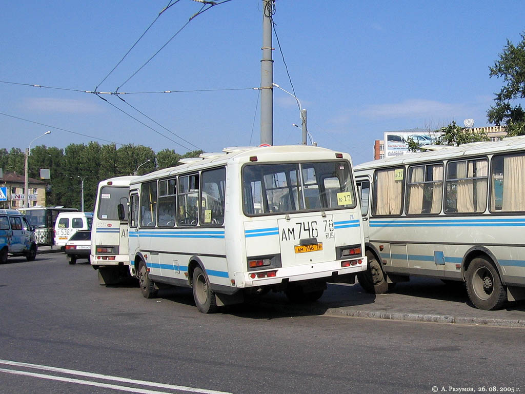 Санкт-Петербург, ПАЗ-32053 № АМ 746 78