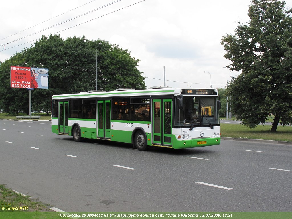 Moskau, LiAZ-5292.20 Nr. 04412