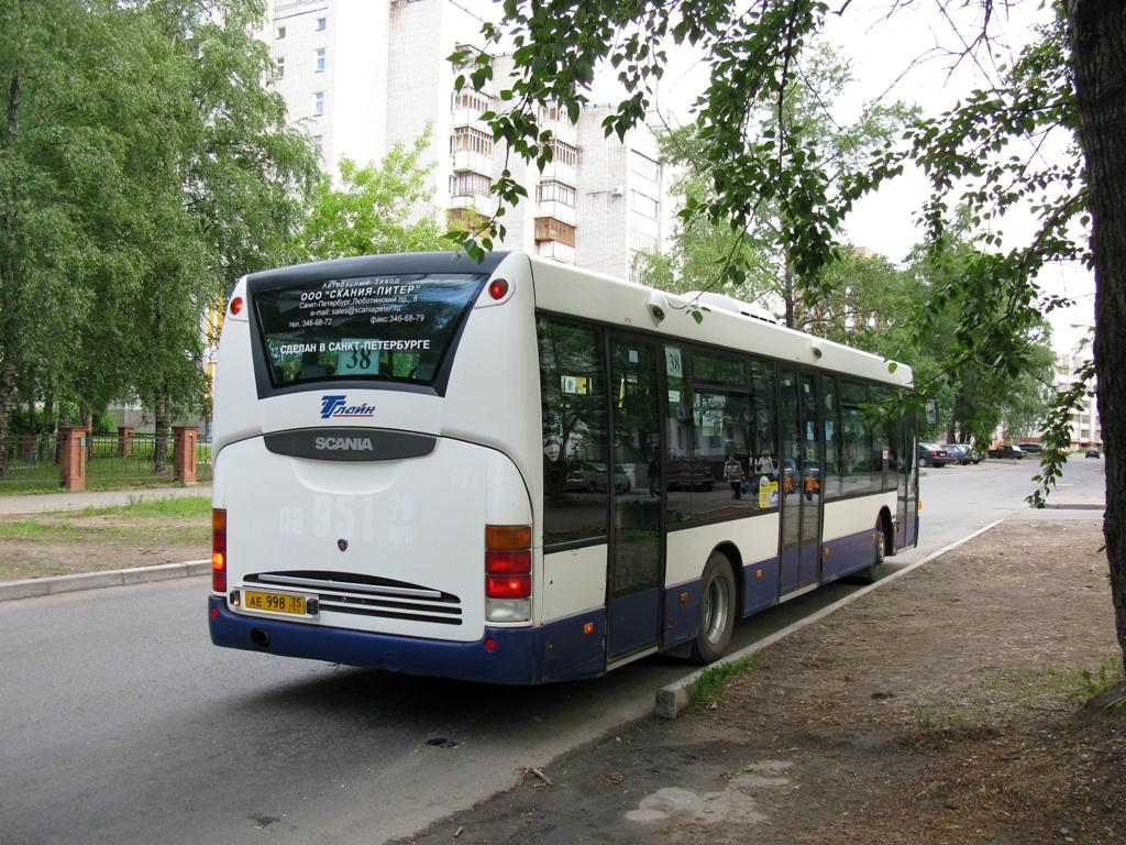 Вологодская область, Scania OmniLink I (Скания-Питер) № АЕ 998 35