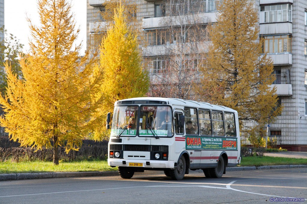 Томская область, ПАЗ-32051-110 № АА 098 70