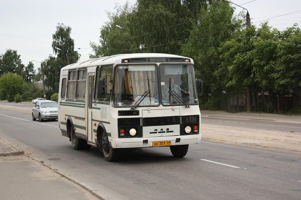 Тверская область, ПАЗ-32053 № АМ 301 69