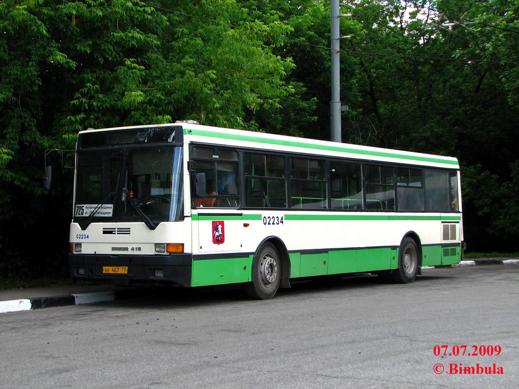 Москва, Ikarus 415.33 № 02234