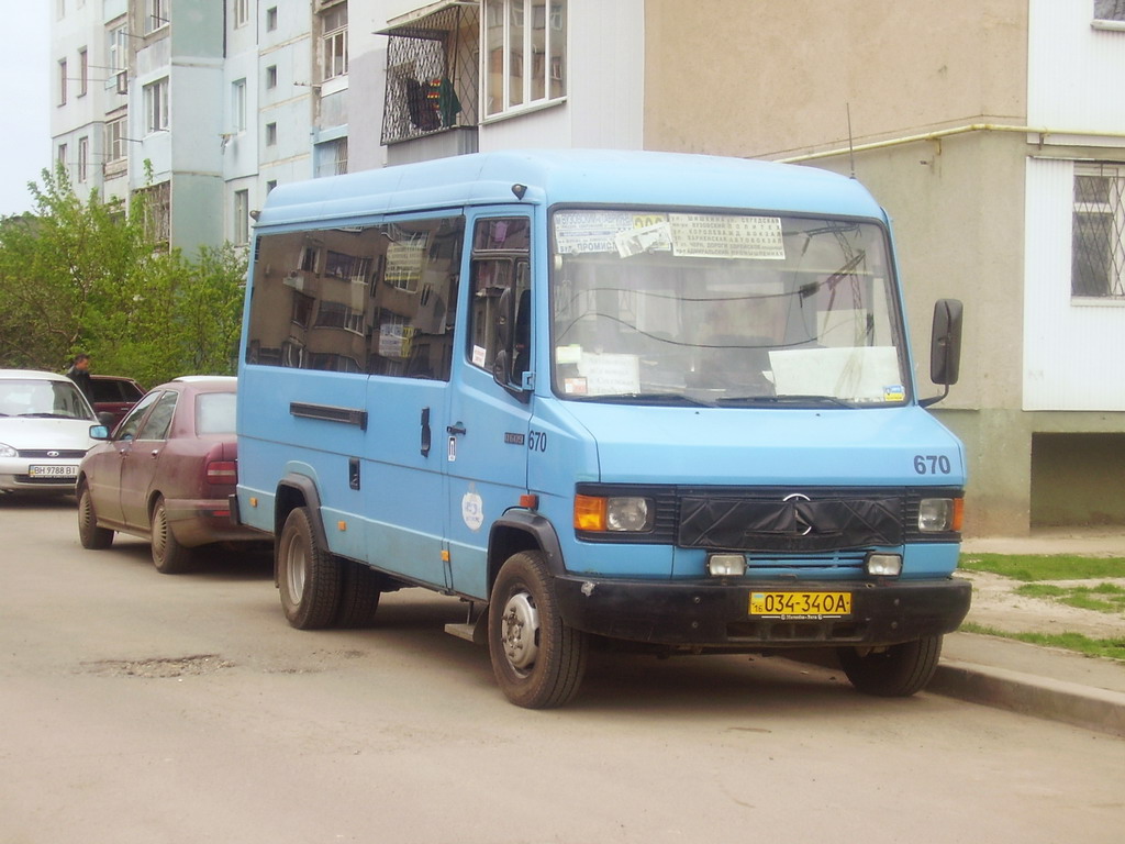 Одесская область, Mercedes-Benz T2 609D № 670