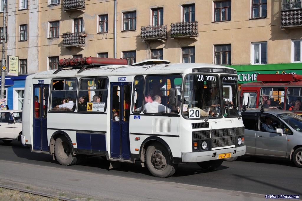 Томская область, ПАЗ-32054 № ВС 481 70