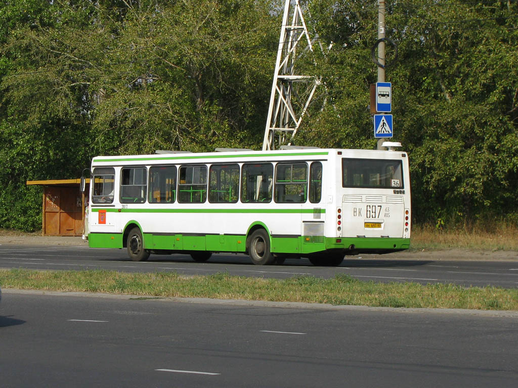 Samara region, LiAZ-5256.25 Nr. ВК 697 63