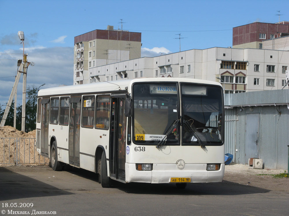 Псковская область, Mercedes-Benz O345 № 638