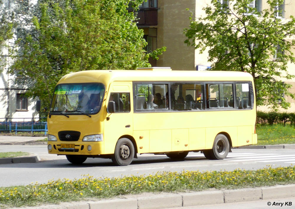 Чувашия, Hyundai County LWB C09 (ТагАЗ) № АО 115 21