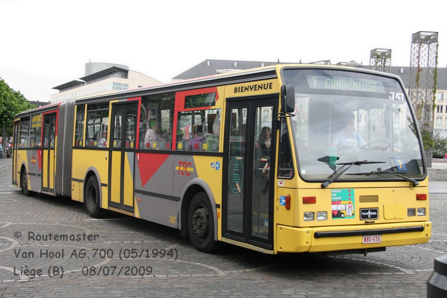 Бельгия, Van Hool AG700 № 5747