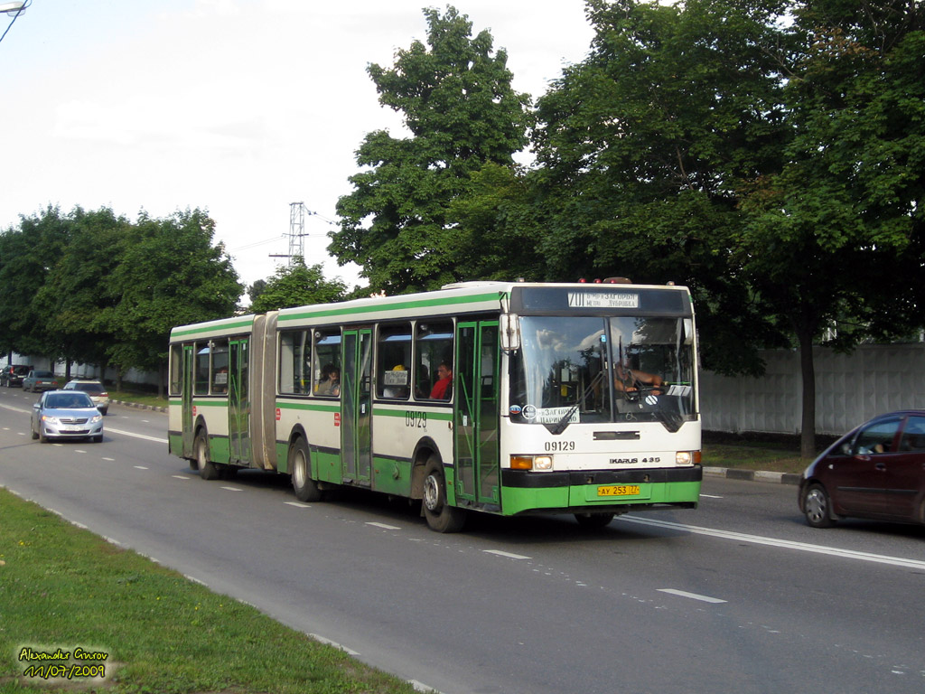 Москва, Ikarus 435.17 № 09129