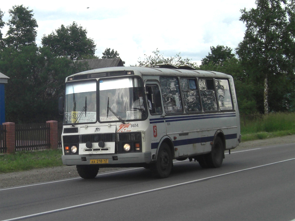 Ленинградская область, ПАЗ-32053 № 1404