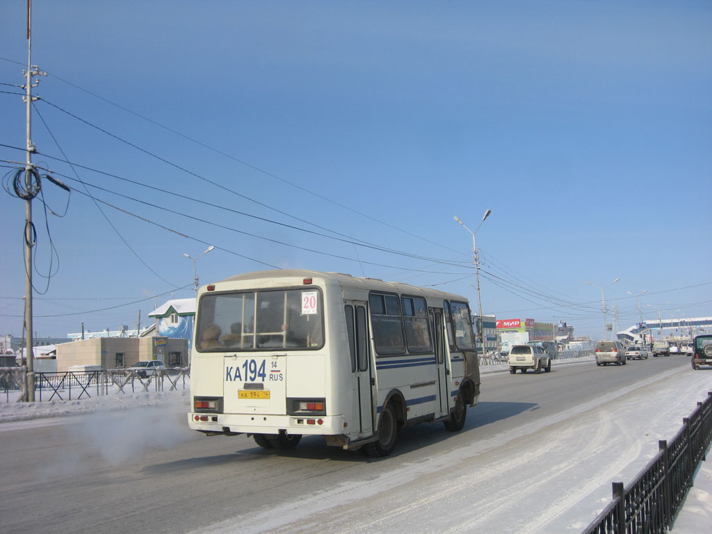 Саха (Якутия), ПАЗ-32051-110 № КА 194 14