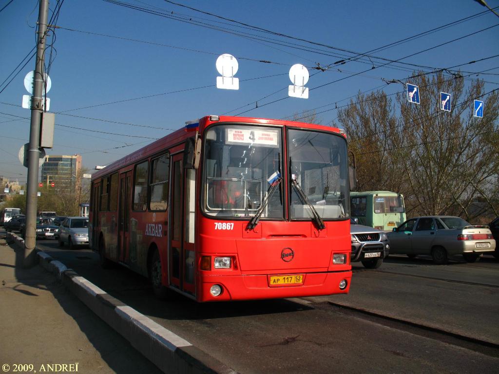 Нижегородская область, ЛиАЗ-5256.25 № 70867