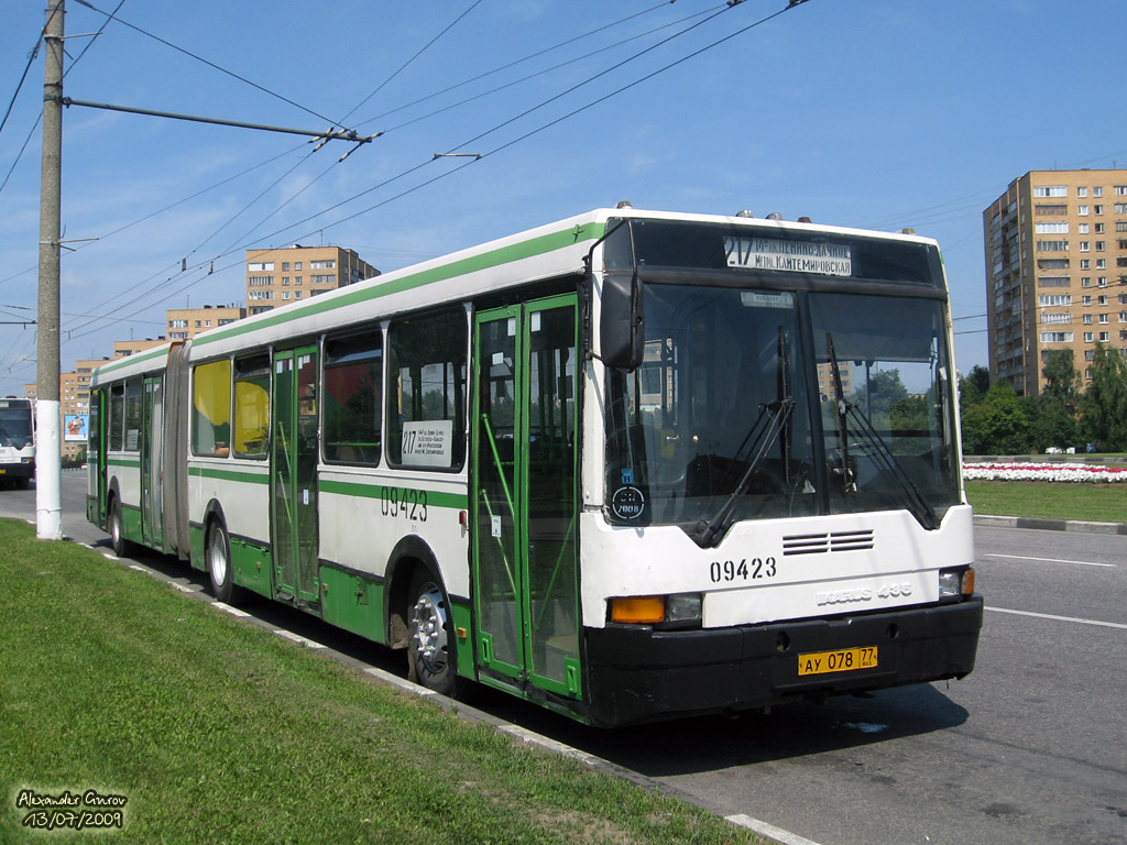 Москва, Ikarus 435.17 № 09423