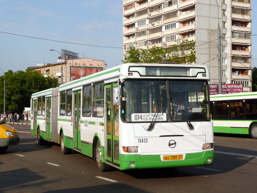 Москва, ЛиАЗ-6212.01 № 15433