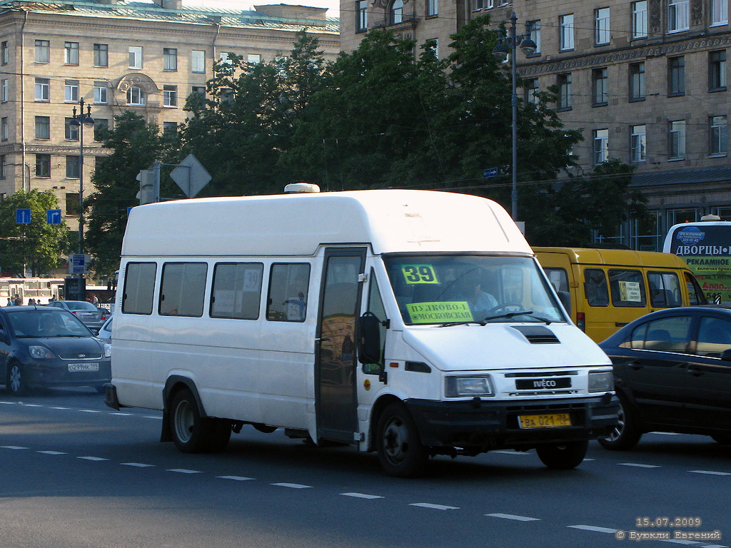 Санкт-Петербург, IVECO TurboDaily A45-12 № ВА 021 78