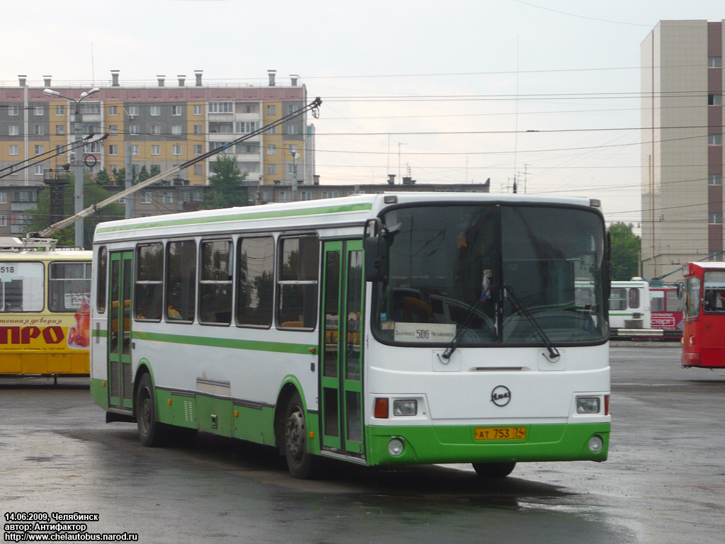 Челябинская область, ЛиАЗ-5256.35-01 № АТ 753 74