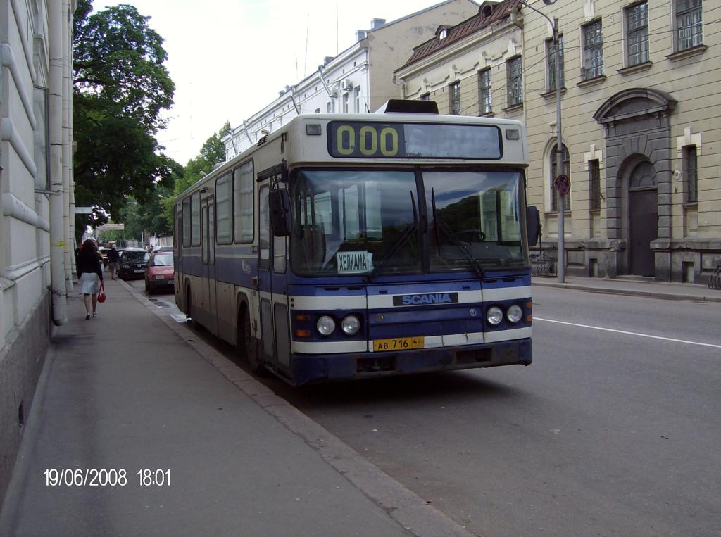 Ленинградская область, Scania CN113CLB № АВ 716 47