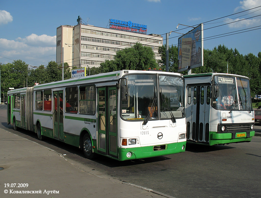 Москва, ЛиАЗ-6212.01 № 13555