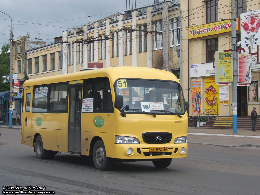 Obwód briański, Hyundai County LWB C11 (TagAZ) Nr АК 892 32