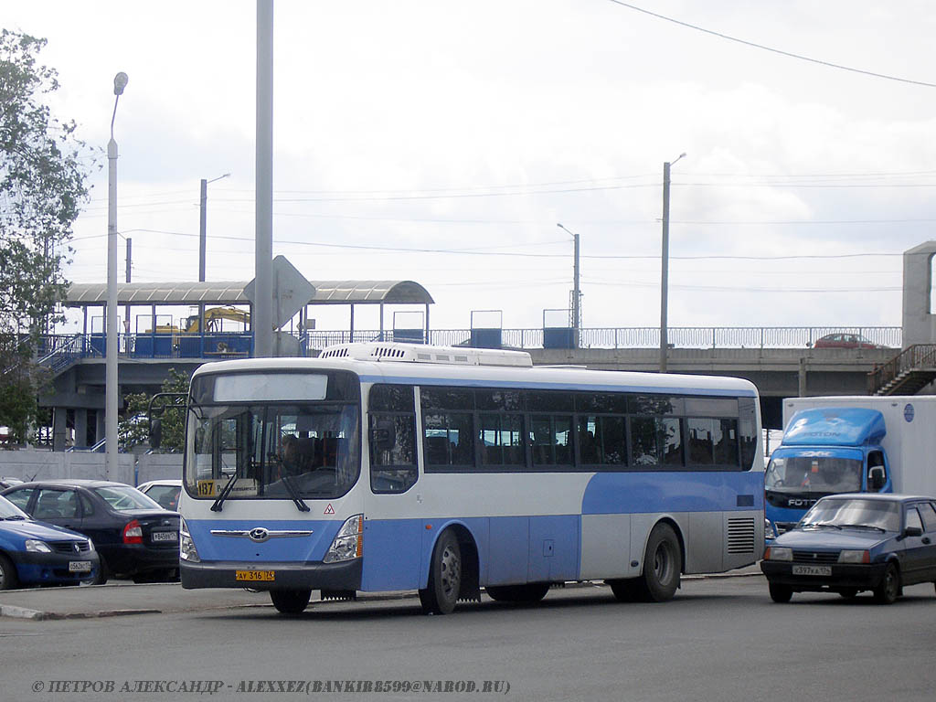 Челябинская область, Hyundai New Super AeroCity 1F/L № АУ 316 74