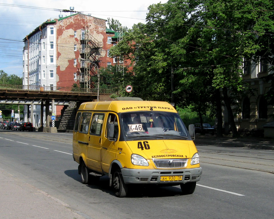 Санкт-Петербург, ГАЗ-322132 (XTH, X96) № АН 930 78