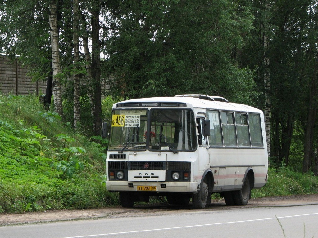 Санкт-Петербург, ПАЗ-3205-110 КТ-201Б № ВВ 908 78