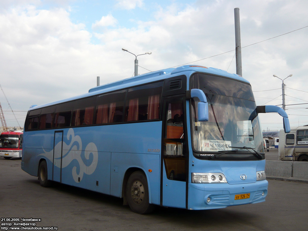 Челябинская область, Daewoo BH120SHD № АХ 526 74