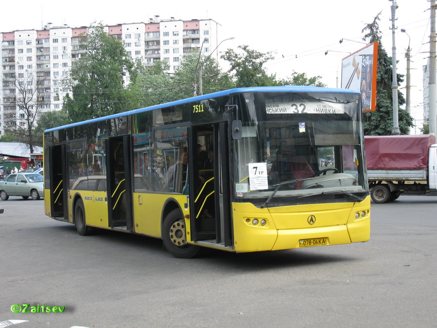 Київ, ЛАЗ A183D1 № 7511