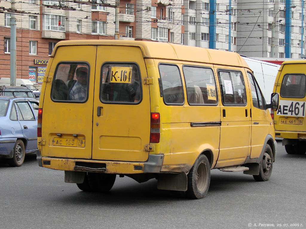 Saint Petersburg, GAZ-322132 (XTH, X96) # АС 163 78