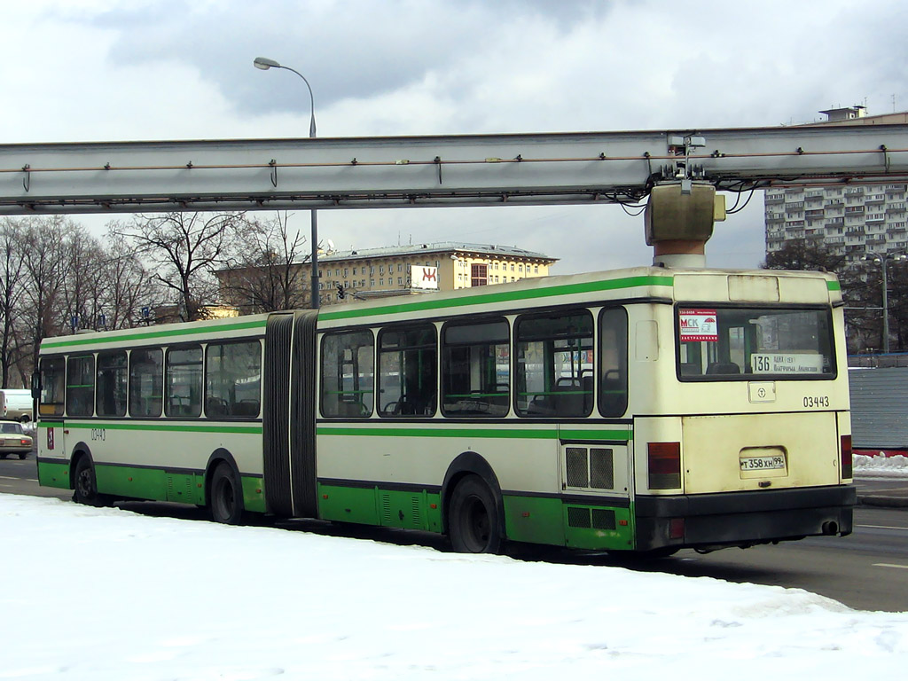 Москва, Ikarus 435.17 № 03443