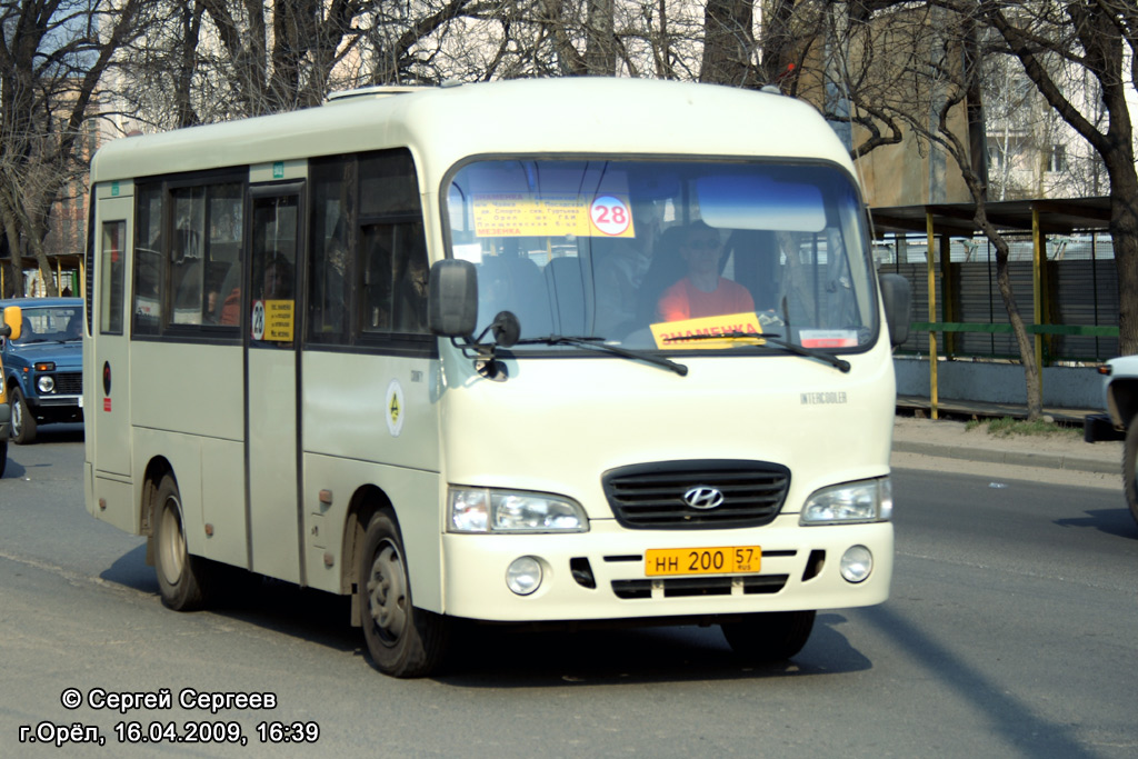 Орловская область, Hyundai County SWB C08 (РЗГА) № НН 200 57