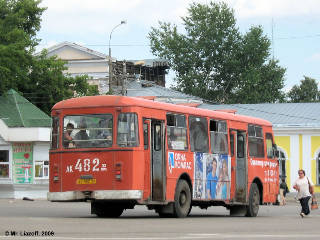 Нижегородская область, ЛиАЗ-677М № АК 482 52