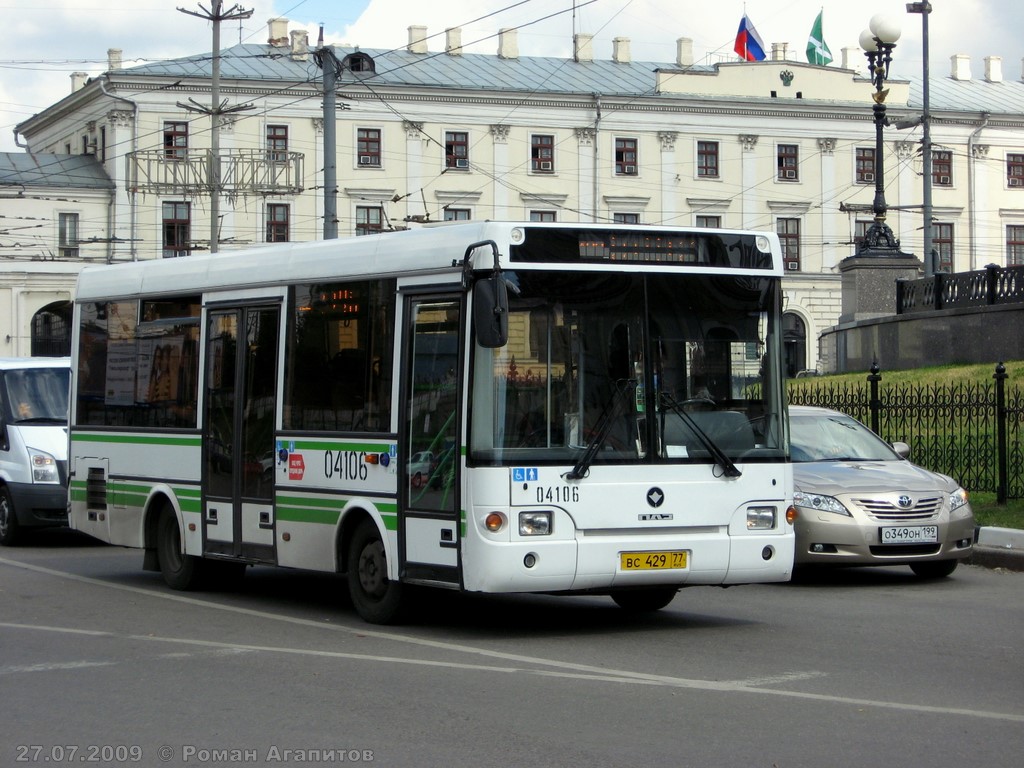 Москва, ПАЗ-3237-01 № 04106