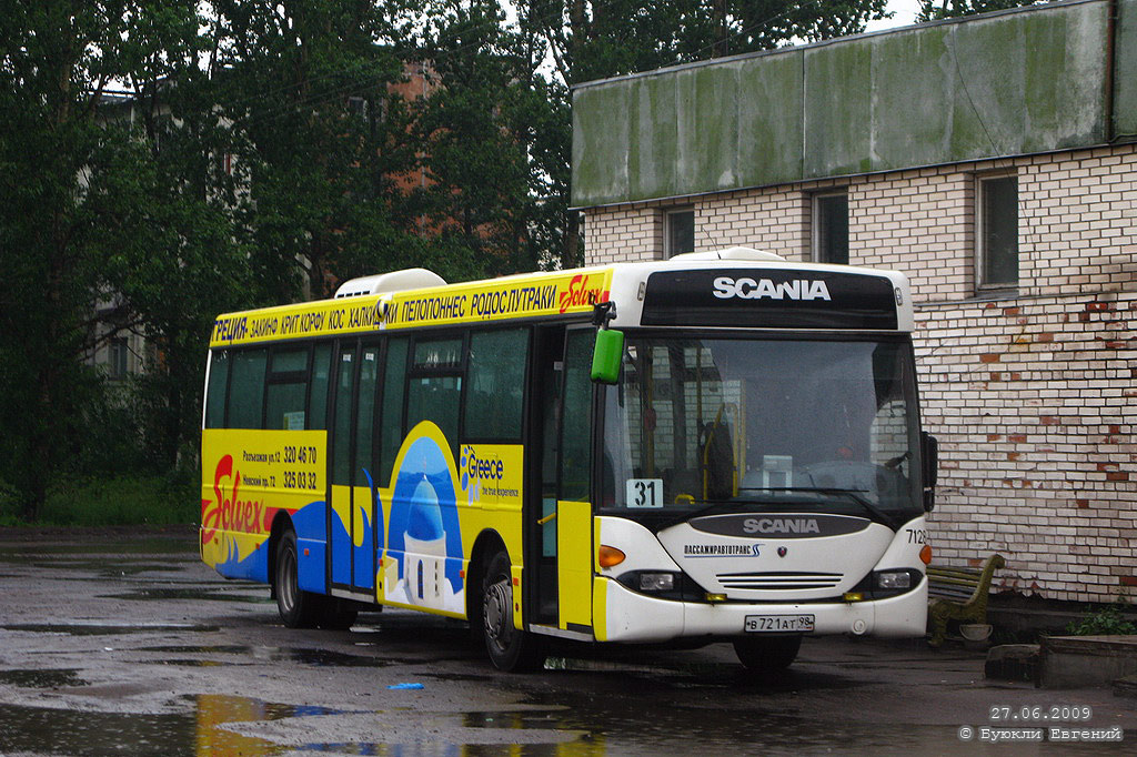 Saint Petersburg, Scania OmniLink I (Scania-St.Petersburg) # 7128