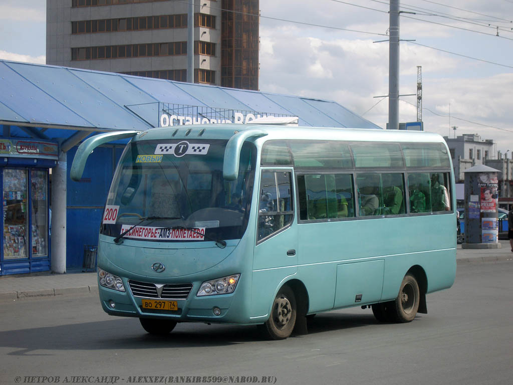 Челябинская область, Chang-Chung CCJ6601 № ВО 297 74