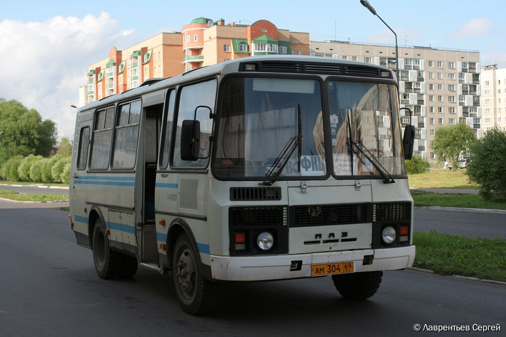 Тверская область, ПАЗ-32053 № АМ 304 69