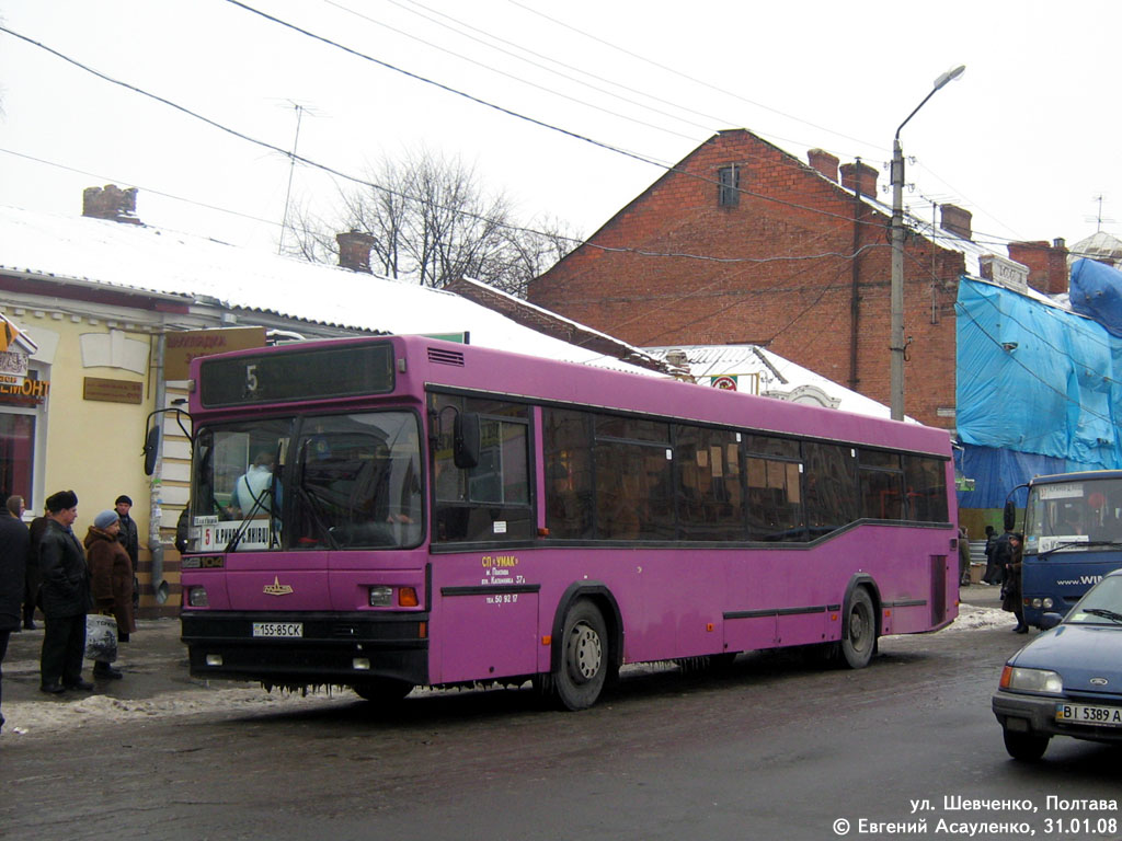 Полтавская область, МАЗ-104.021 № 155-85 СК
