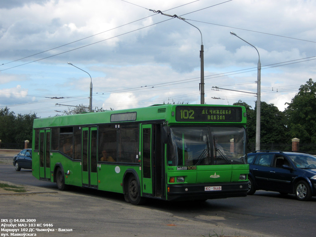 Minsk, MAZ-103.041 č. 031593
