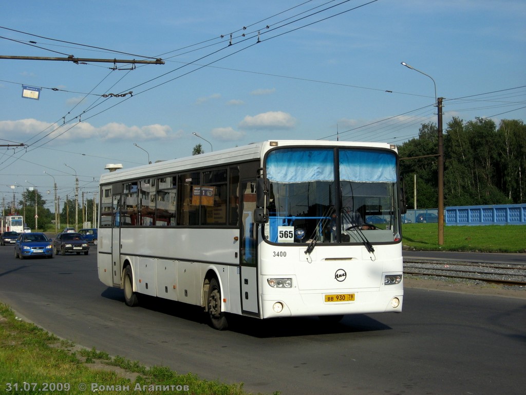 Санкт-Петербург, ЛиАЗ-5256.23-01 (ГолАЗ) № 3400