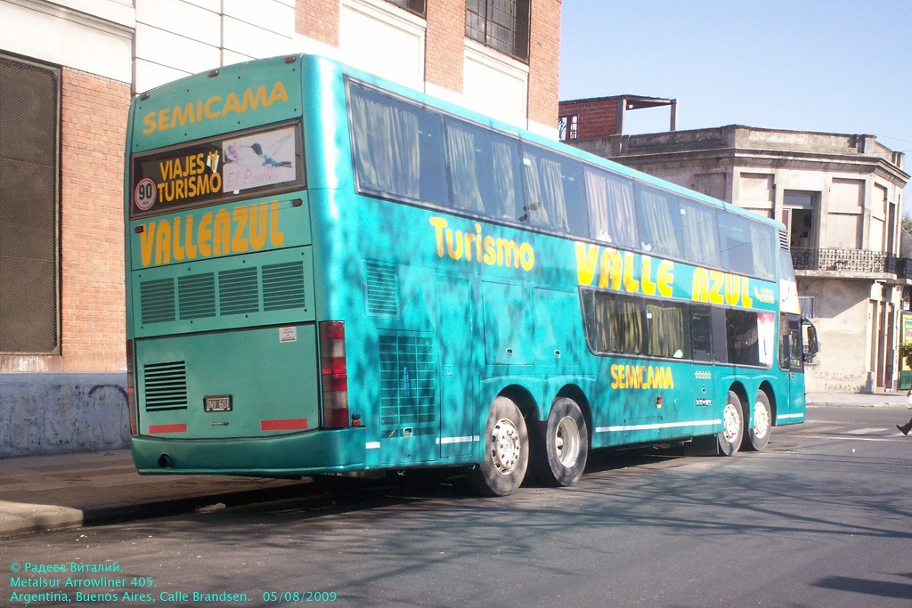 Аргентина, Metalsur Arrowliner 405 № DNY 607