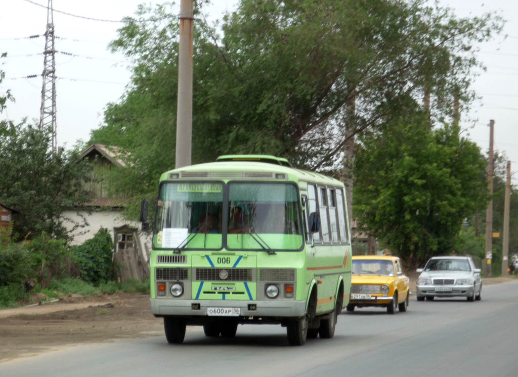 Оренбургская область, ПАЗ-32054 № 006