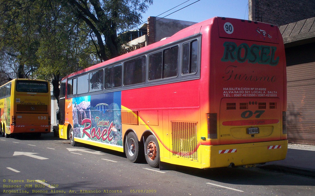 Аргентина, Busscar Jum Buss 400P № 07