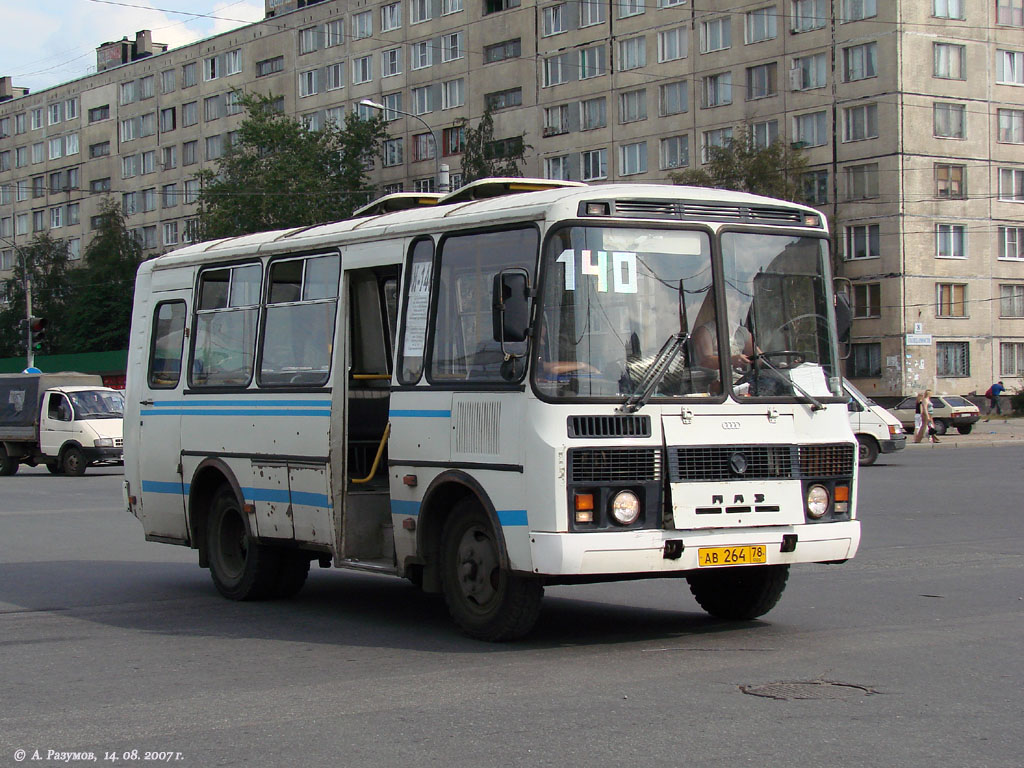 Санкт-Петербург, ПАЗ-32053 № АВ 264 78