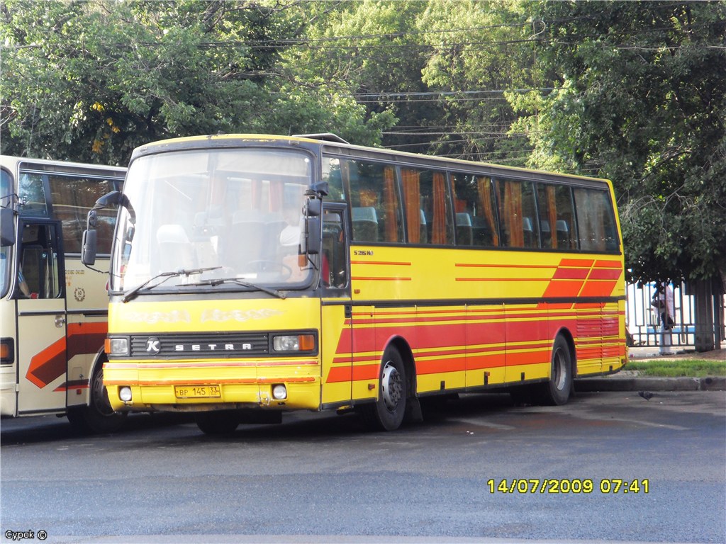 Владимирская область, Setra S215HD № ВР 145 33