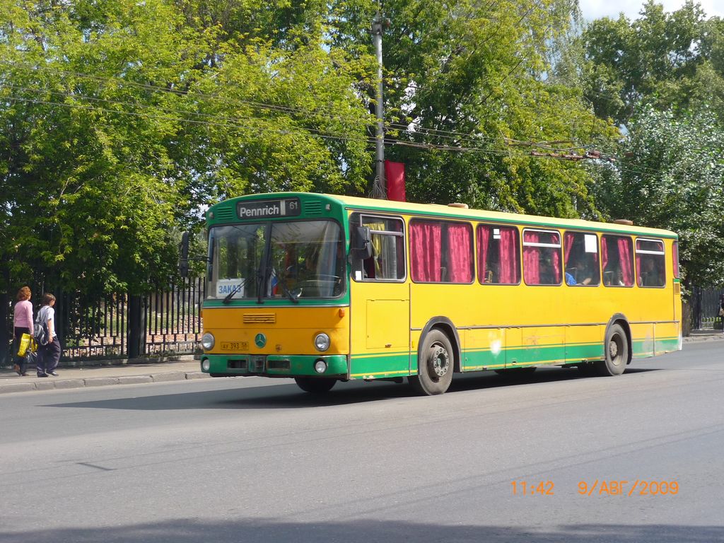 Пензенская область, Mercedes-Benz O307 № АУ 393 58