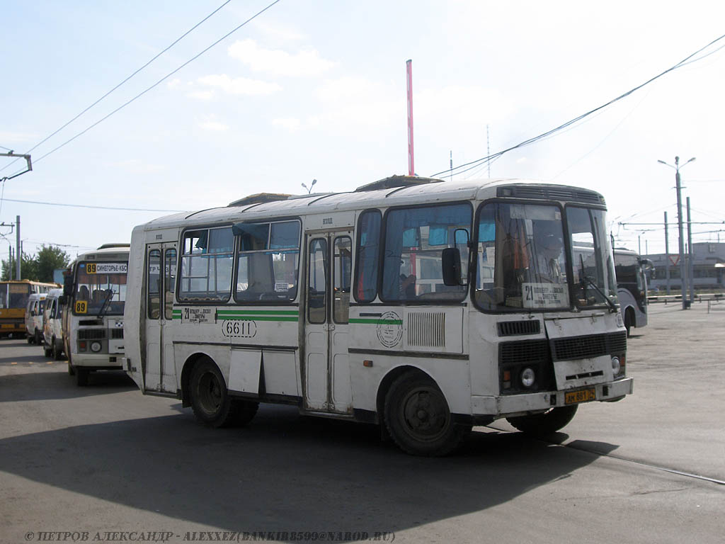 Челябинская область, ПАЗ-32051-07 № 6611