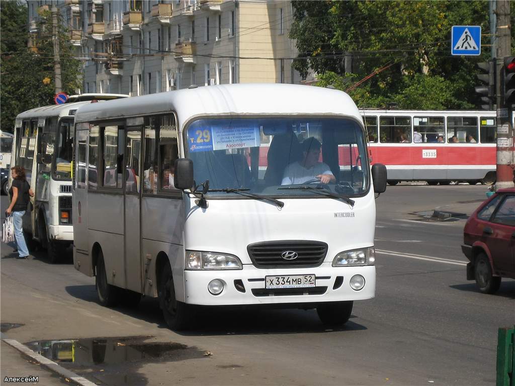 Нижегородская область, Hyundai County SWB C06 (РЗГА) № Х 334 МВ 52